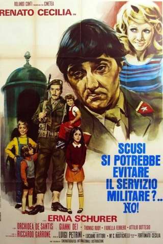 Scusi, si potrebbe evitare il servizio militare?... No! [HD] (1974)